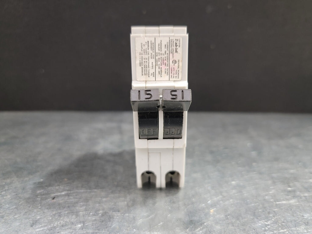 FEDERAL PIONEER 15 Amp, 2 Pole, 240 volts Circuit Breaker NC215