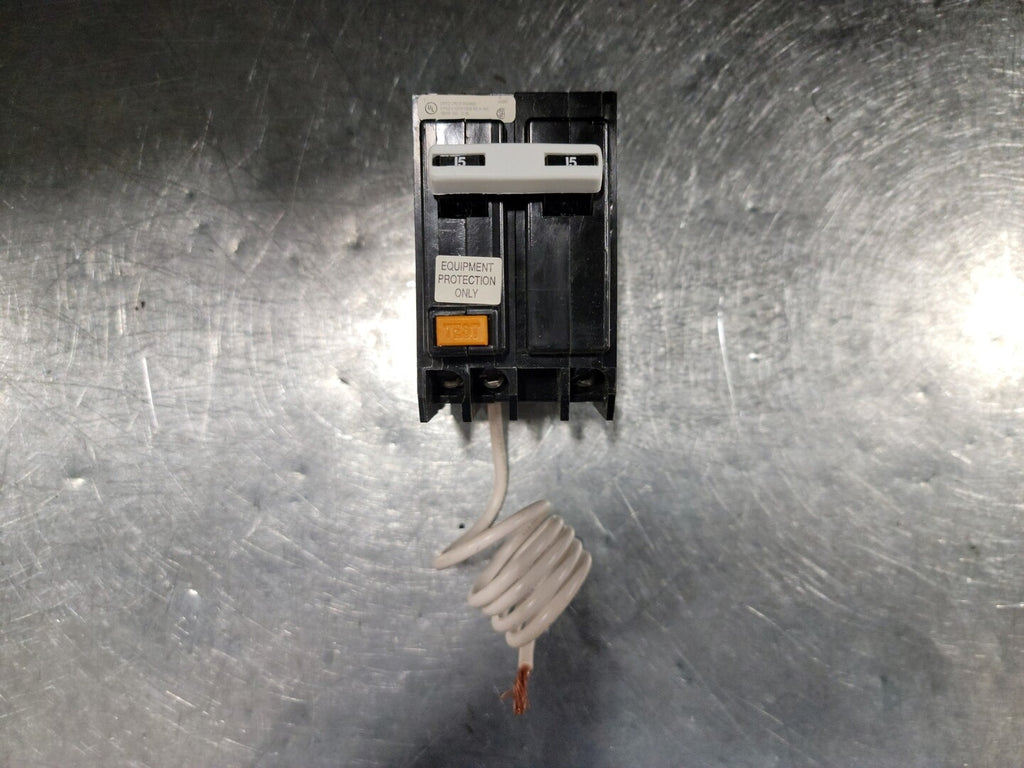 CUTLER-HAMMER 15 Amp, 2 Pole, 240 volts Circuit Breaker QBGFEP2015
