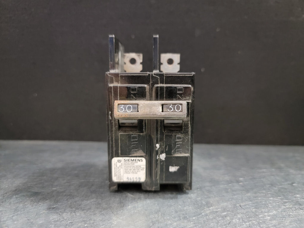 SIEMENS 30 Amp, 2 Pole, 120/240 Volts Circuit Breaker BQ230
