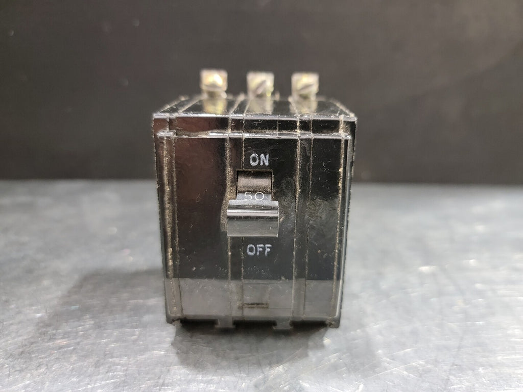 SQUARE D 50 Amp, 3 Pole, 240 Volts Circuit Breaker QOB350