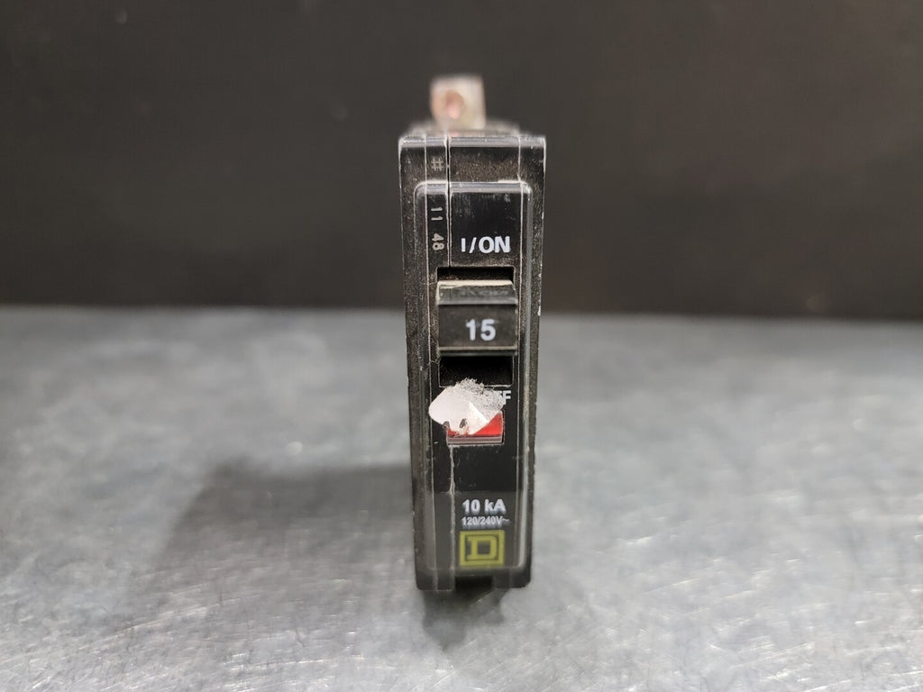 SQUARE D 15 Amp, 1 Pole, 240 volts Circuit Breaker QOB115
