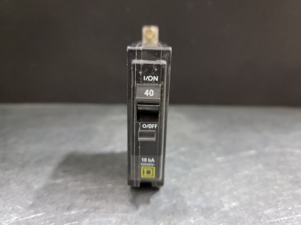 SQUARE D 40 Amp, 1 Pole, 120/240 Volts Circuit Breaker QOB140