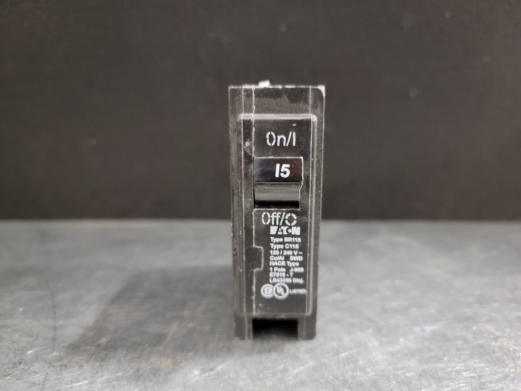 EATON 15 Amp, 1 Pole, 240 volts Circuit Breaker BR115