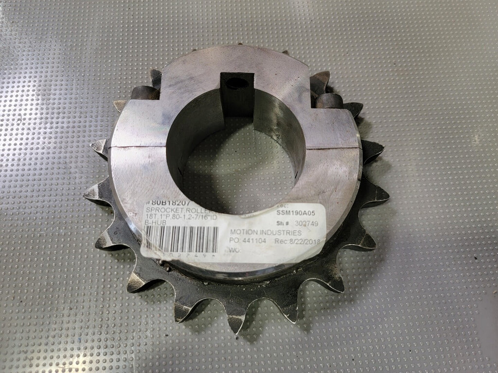 Roller Chain Sprocket No. 80B18207