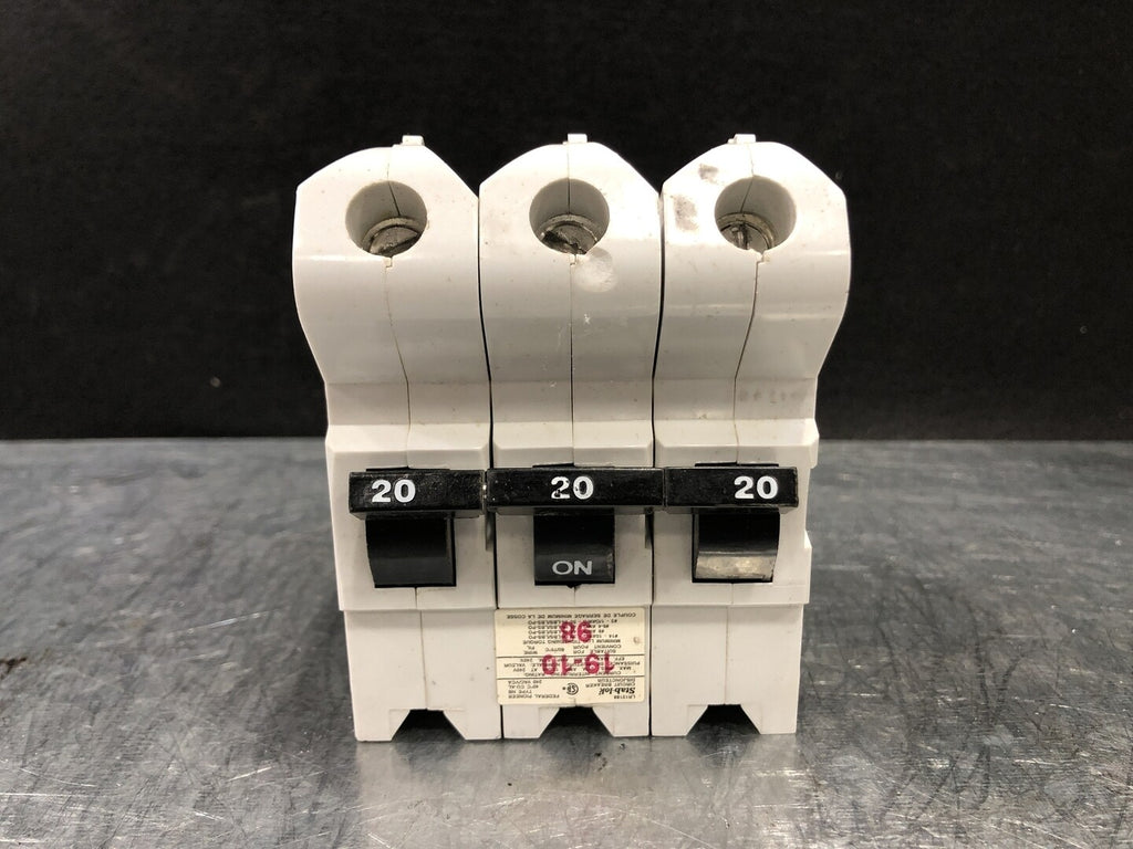 FEDERAL PIONEER 20 Amp, 3 Pole, 240 Volts Circuit Breaker NB320