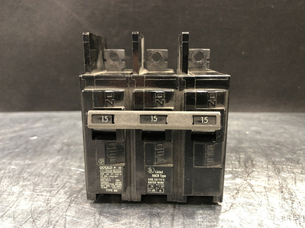 ITE 15 Amp, 3 Pole, 240 volts Circuit Breaker BQ3-B015