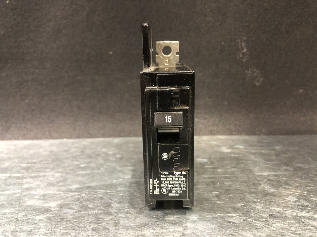 SIEMENS 15 Amp, 1 Pole, 120/240 volts Circuit Breaker BQ1B015