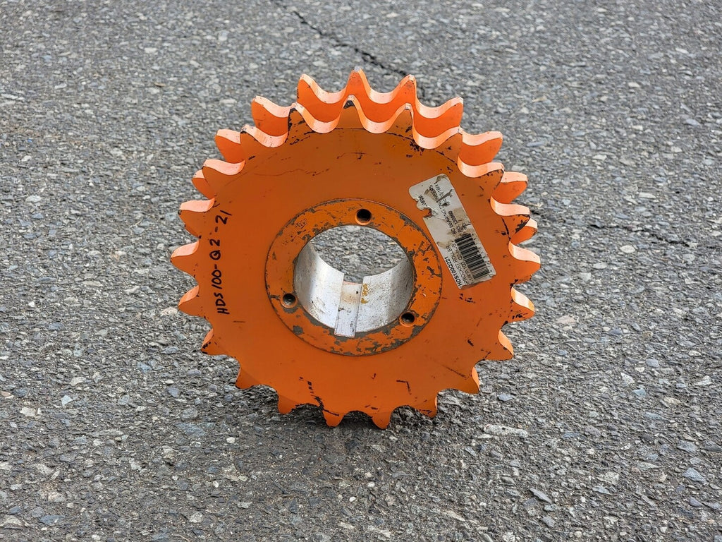 BC BEARING Roller Chain Sprocket HDS100Q221, Double Single