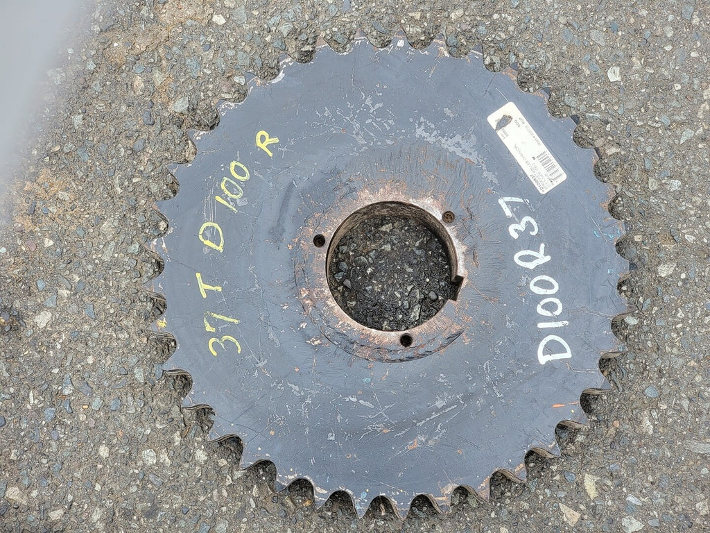 Roller Chain Sprocket D100R37, Double, Size 100, 37 Teeth