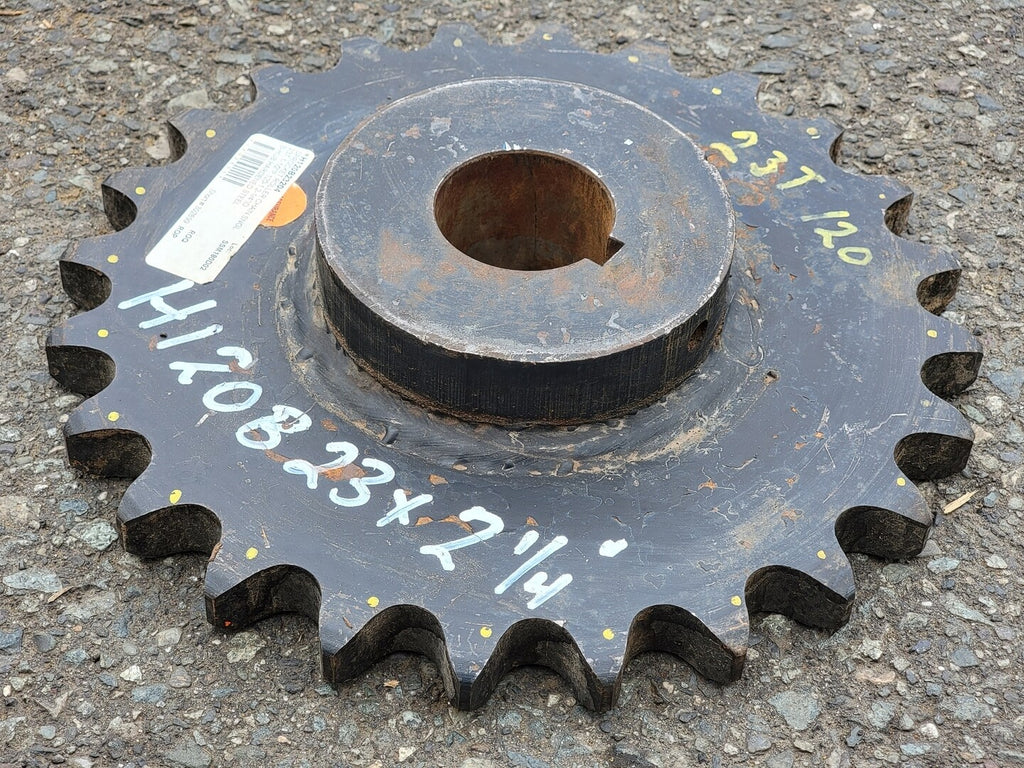 Roller Chain Sprocket H120B23204, Size 120, 23 Teeth