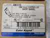 THOMAS BETTS 2/0 AWG 1 Hole Compression Lug Black Die 45, 54110 (Box of 10)