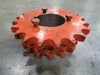 Roller Chain Sprocket DS80Q1720, Double Single, Size 80, 17 Teeth