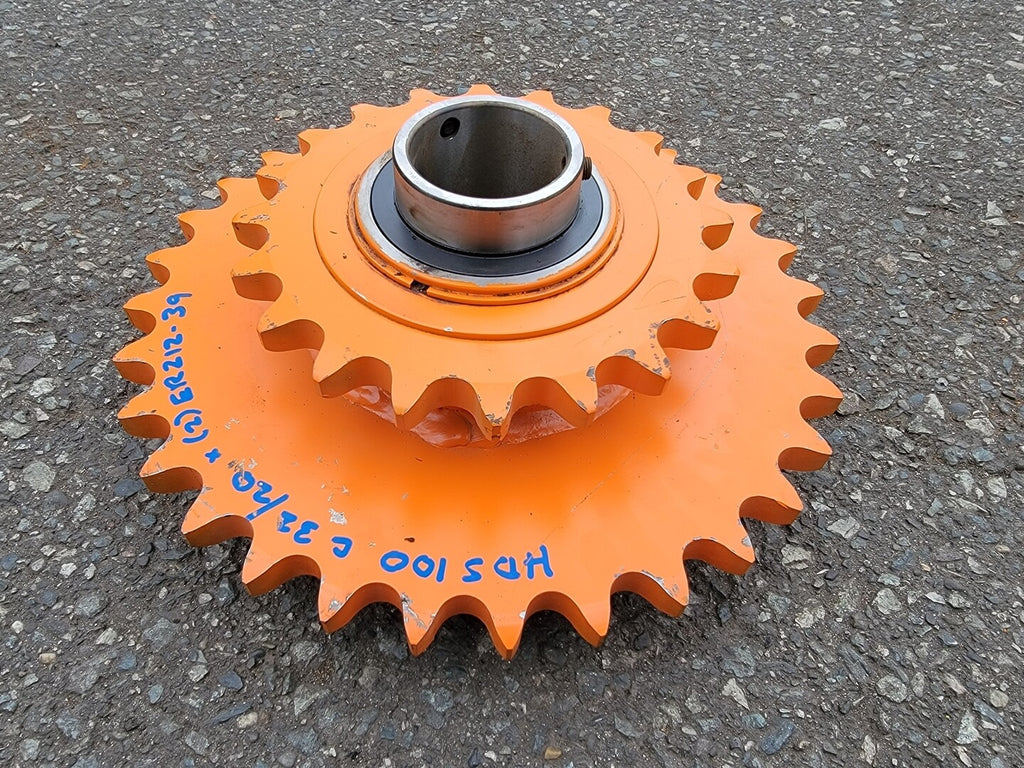 Idler Roller Chain Sprocket HDS100C32100C20207I, Double Single, Size 100