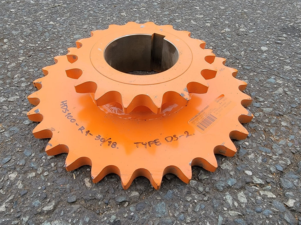 Idler Roller Chain Sprocket No. HDS100C30100C18207I, Double Single, Size 100