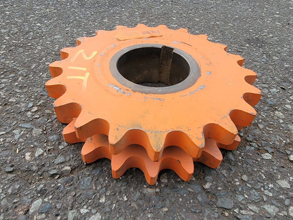 Roller Chain Sprocket HD120R221, Double, Size 120, 21 Teeth