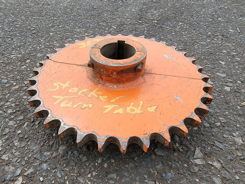 Split Roller Chain Sprocket 80C35, Size 80, 35 Teeth