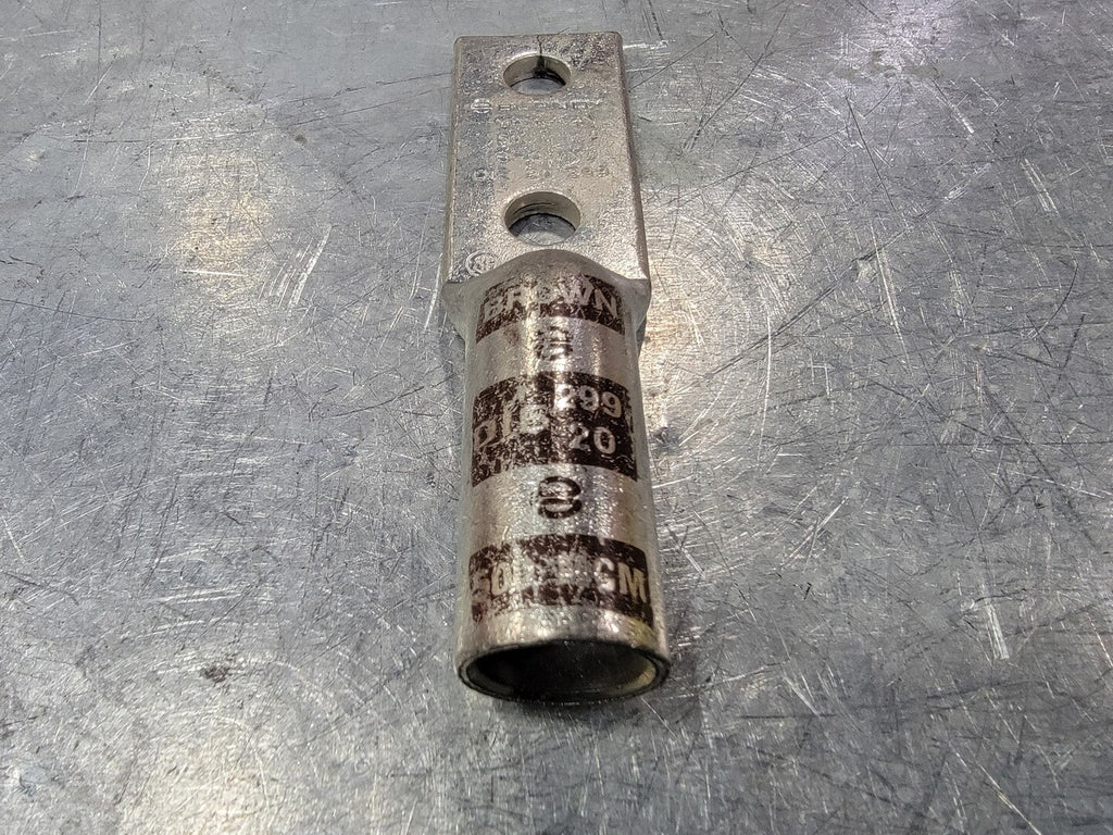 BURNDY 500 MCM 2 Hole Compression Lug Brown Die 20 299 No. YA342N