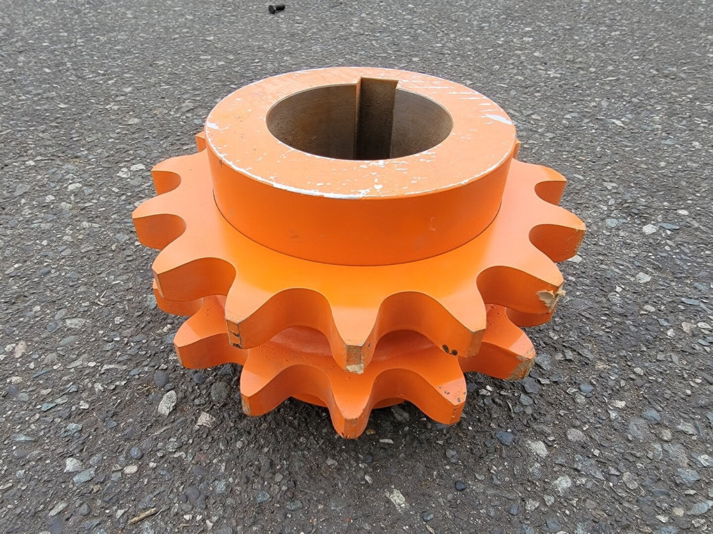 Roller Chain Sprocket HD140C15, Double, Size 140, 15 Teeth