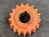 Idler Roller Chain Sprocket HDS100C17207I, Double Single, Size 100, 17 Teeth