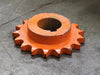 Roller Chain Sprocket H100B17207, Size 100, 17 Teeth