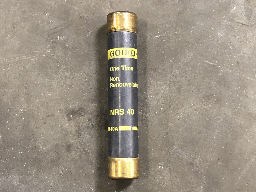 GOULD 40 Amp Class H One-Time Fuse NRS-40