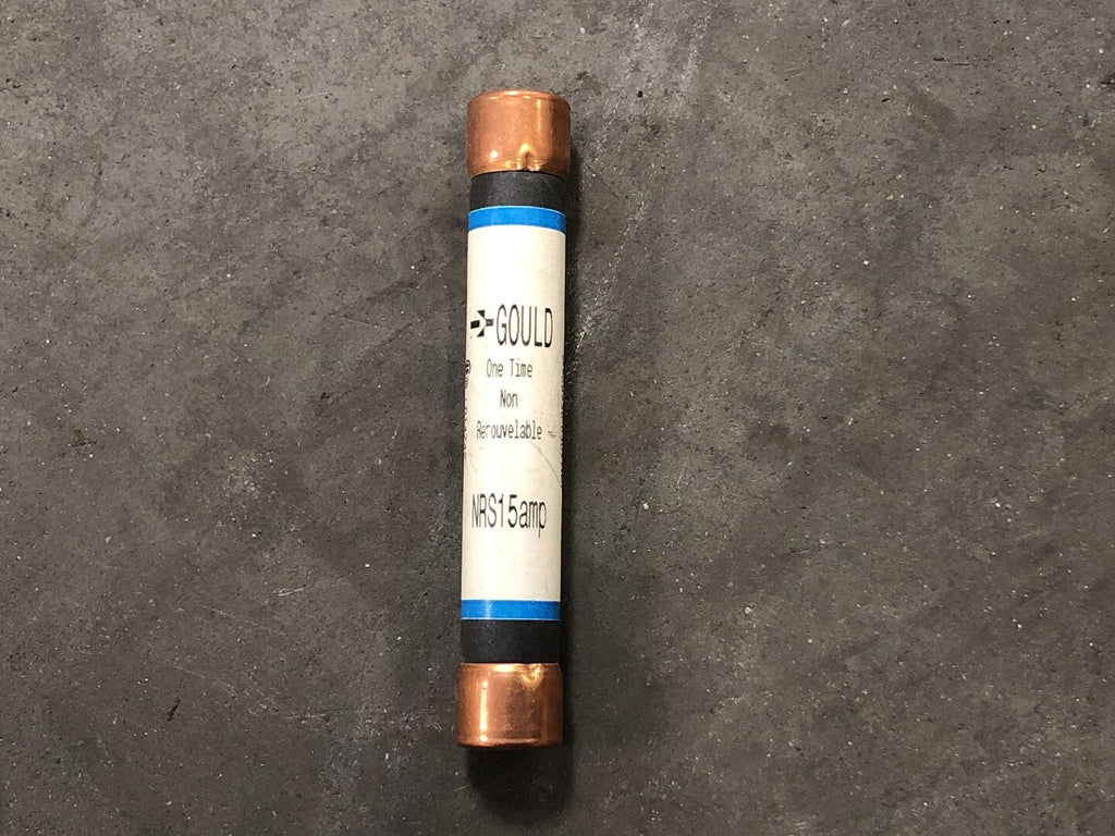 GOULD 15 Amp Class H One-Time Fuse NRS-15