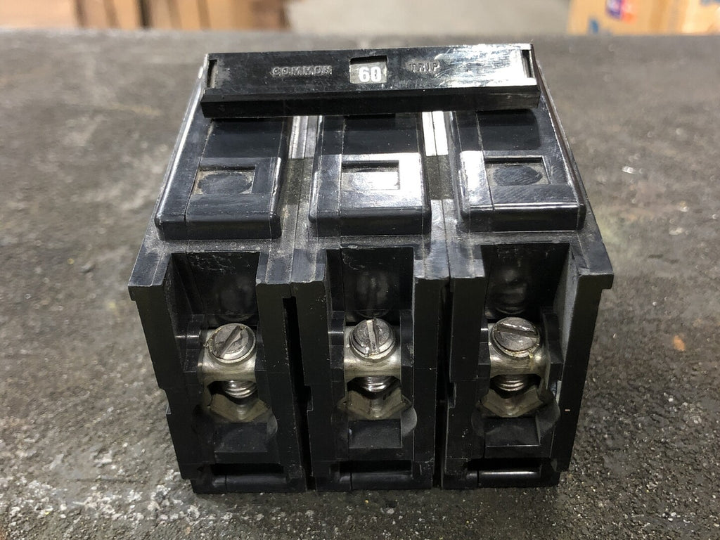 CUTLER-HAMMER 60 Amp, 3 Pole, 240 Volts Circuit Breaker BAB3060H