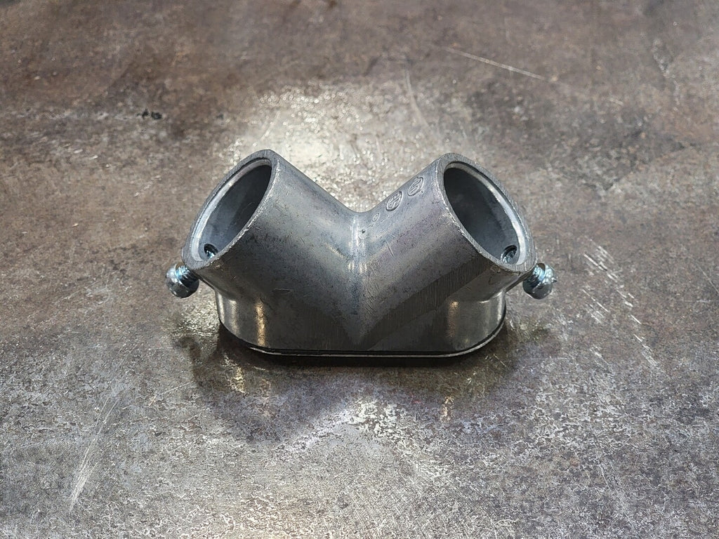 THOMAS BETTS Iberville 1" Gasketed Pull Elbows CI5308-G, Zinc Alloy