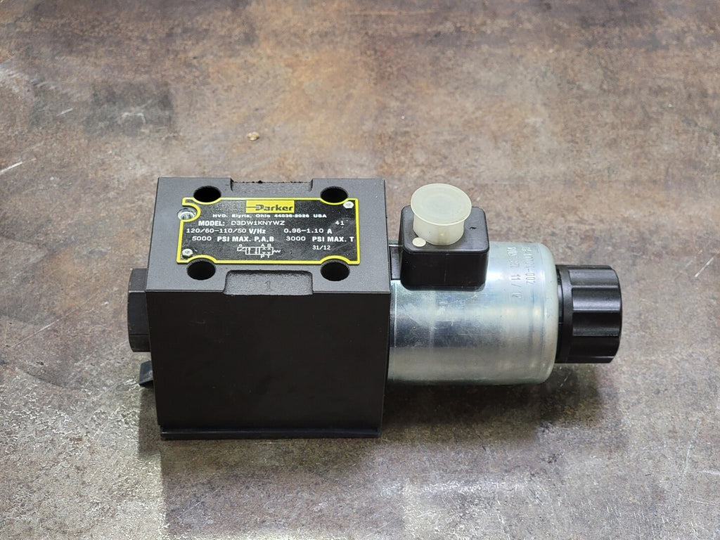 PARKER FILTRATION Hydraulic Solenoid Directional Control Valve D3DW1KNYWZ