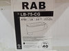 RACOR Conduit Body LB-75-CG, 3/4" Cover, 8780