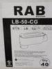 RACOR Conduit Body No. LB-50-CG, 1/2" Cover, 8779
