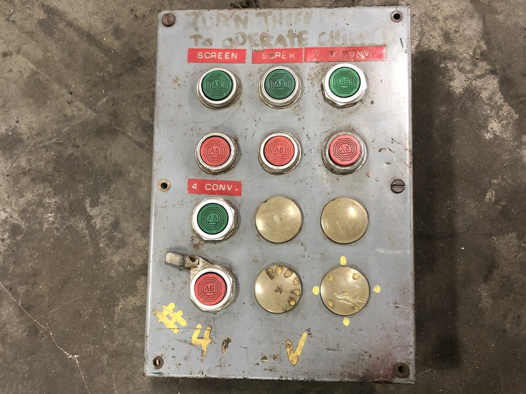 ALLEN-BRADLEY Push Button Control Panel