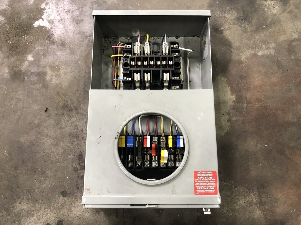 THOMAS BETTS 20 Amp, 600V Microlectric Meter Socket CT113-L