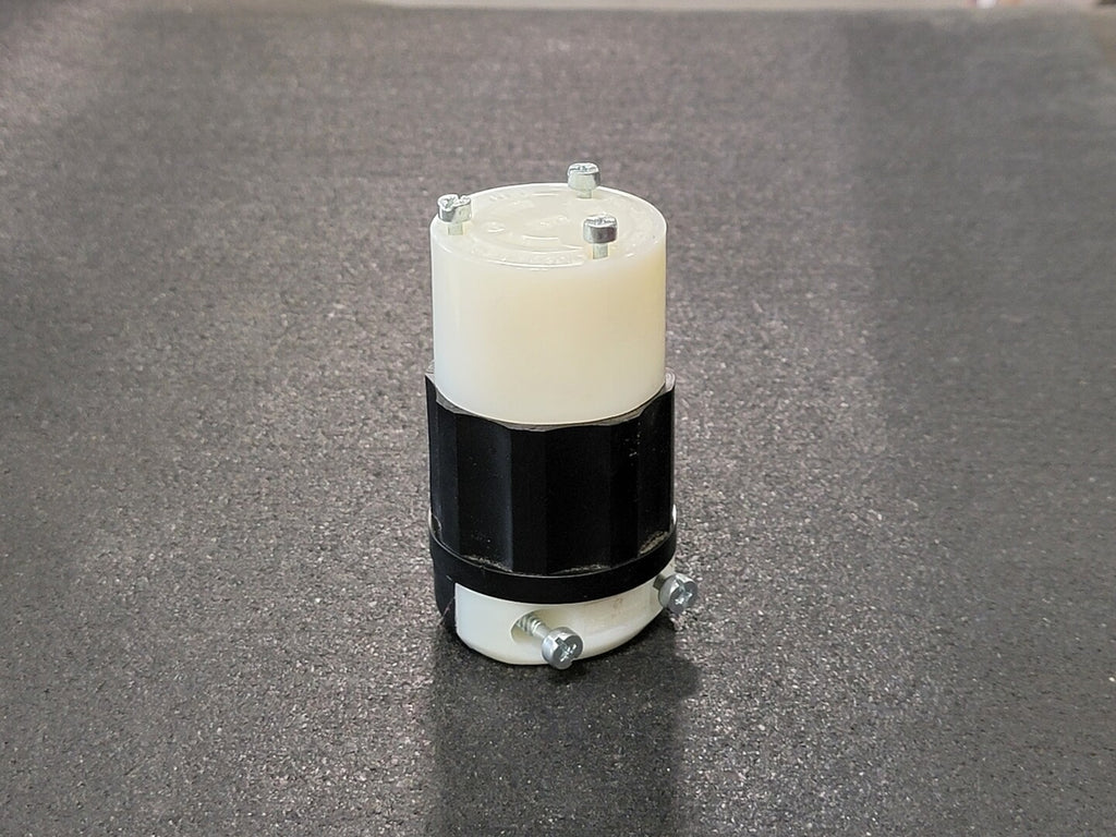 LEVITON Electrical Twist Lock Connector Plug No. 2323CN, 20 amp, 250 volts, 2 pole
