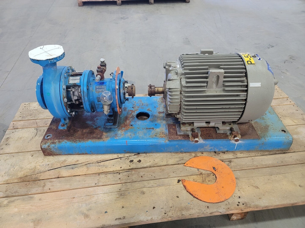 GOULD i-FRAME 3 x 4-10 Centrifugal Process Pump 3196 w/ 40 hp Motor