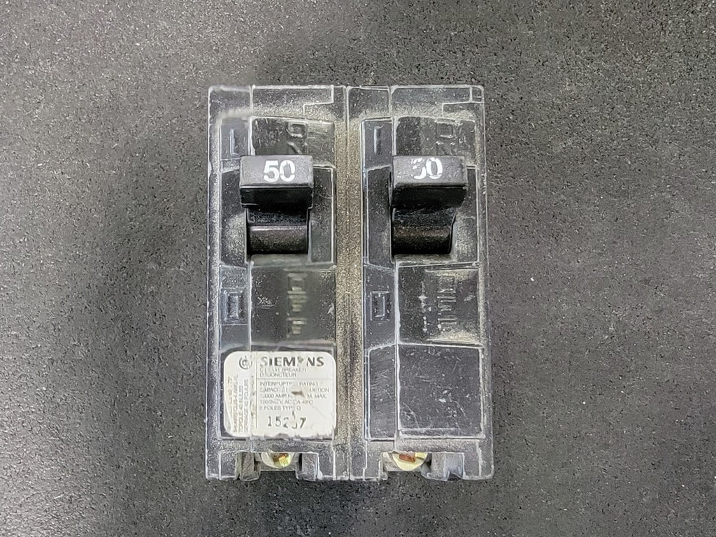 SIEMENS 50 Amp, 2 Pole, 120/240 Volts Circuit Breaker Q250