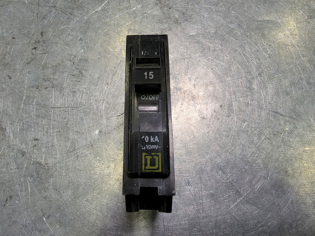 SQUARE D 15 Amp, 1 Pole, 120/240 volts Circuit Breaker QOB115