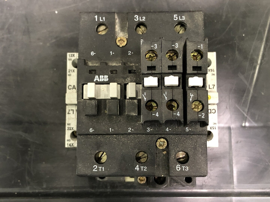 ABB 105 Amp, 3 Pole, 24 VDC Coil Contactor BE75