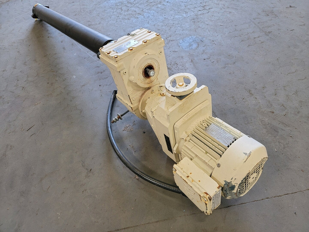 SEW 90.59:1 Ratio Gearbox FA67D26DT90S4 w/ 1.5 hp Electric Motor