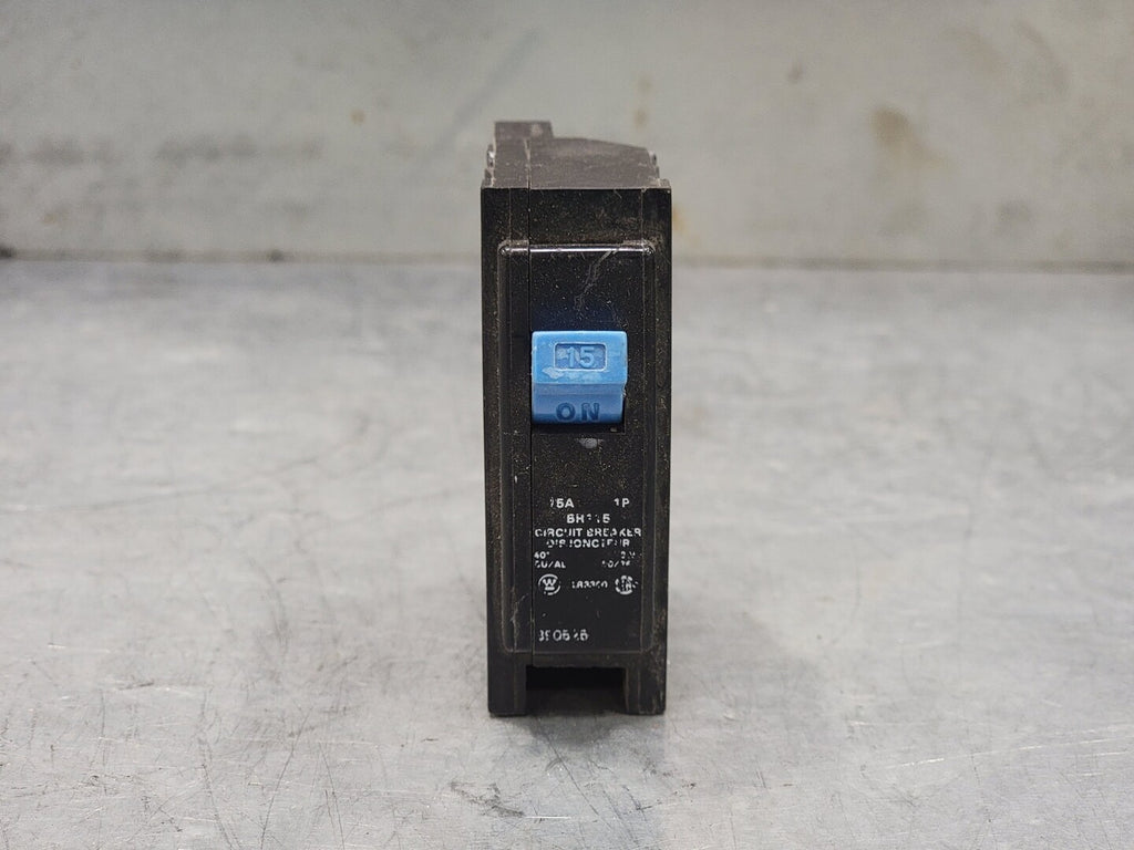 WESTINGHOUSE 15 Amp, 1 Pole, 240 volts Circuit Breaker BH115