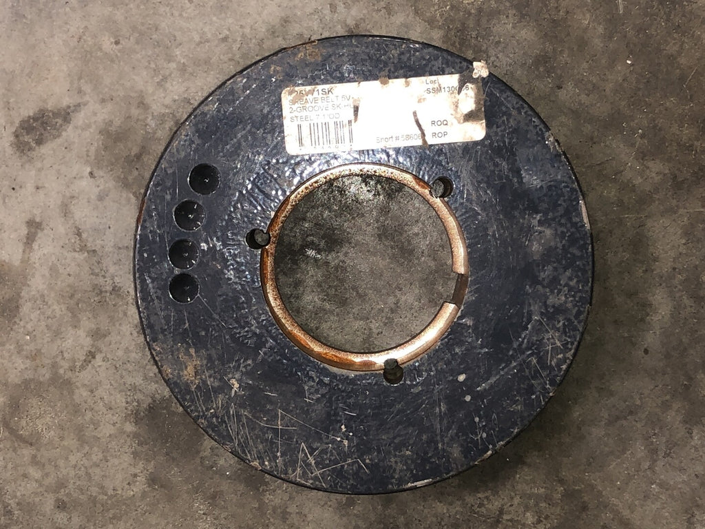 7.1", 25V71SK, 5V, 2 Groove, Series SK Belt Sheave
