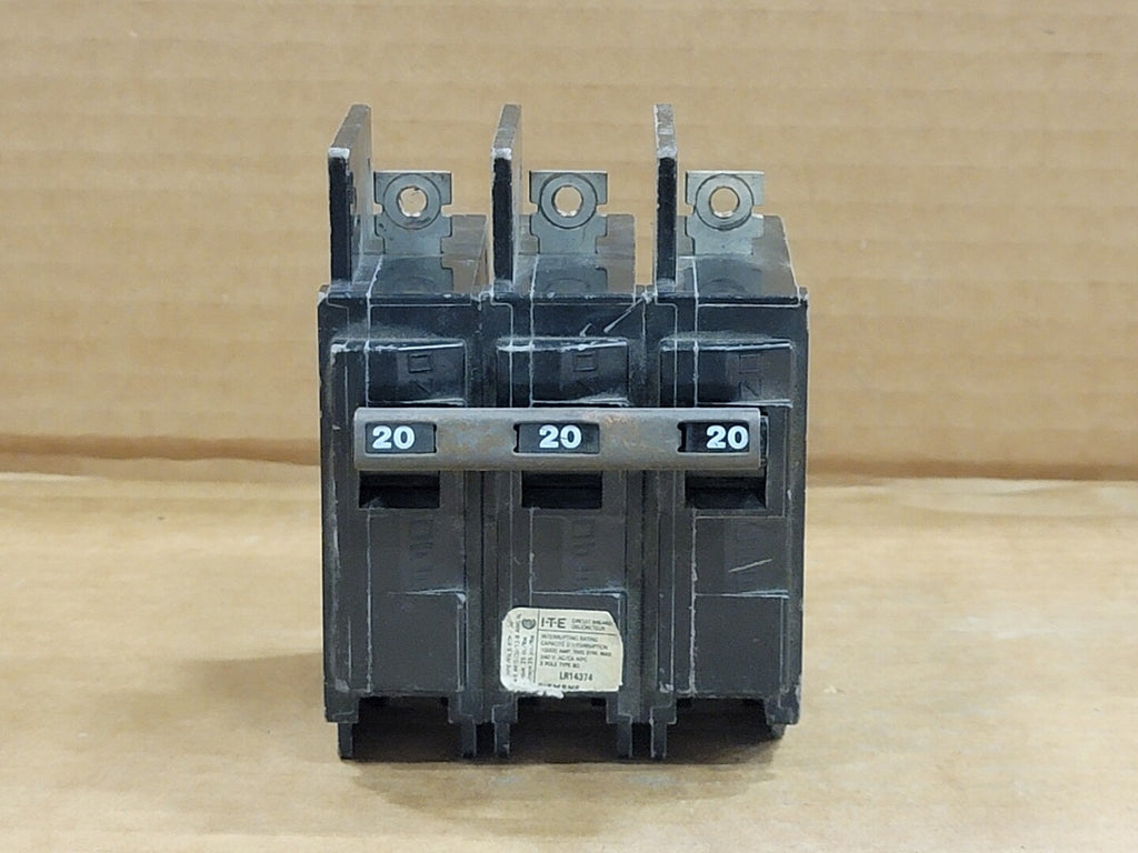 ITE 20 Amp, 3 Pole, 240 volts Circuit Breaker BQ3B020