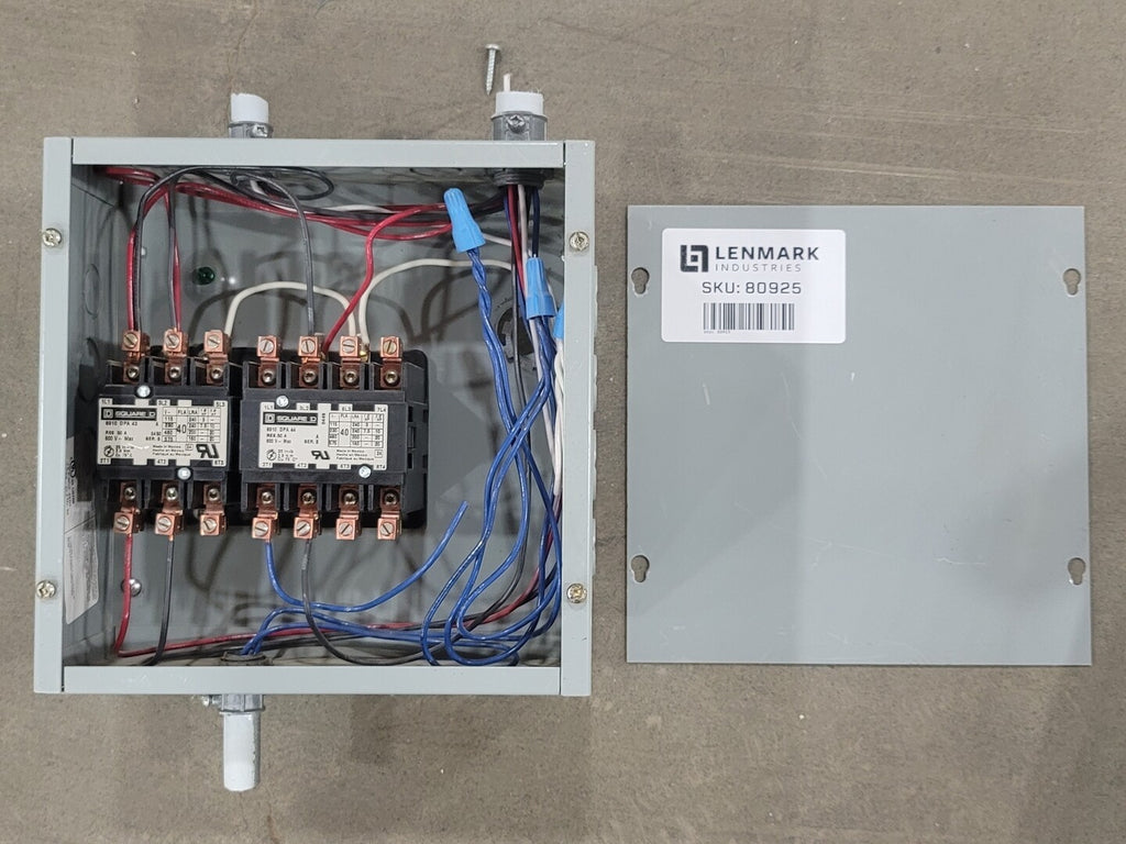 HOFFMAN Screw-Cover Enclosure Type 1 ASE10X10X4 w/ Contactor 8910 DPA