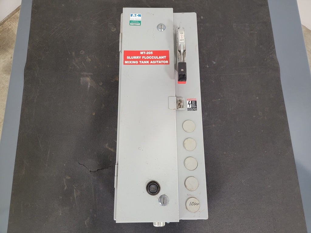 EATON NEMA Size 1 Combination Non-Reversing Starter ECN1618DA w/ Fusible Disconnect