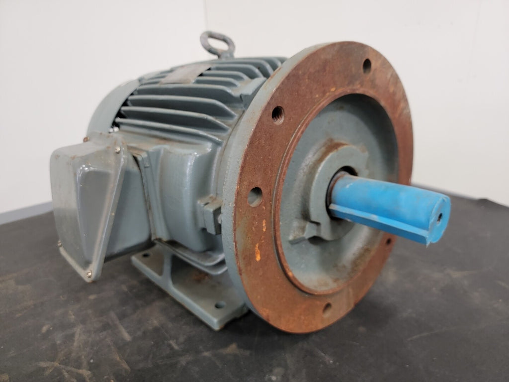 TECO 15 hp, 220 Volts, 1755 Rpm, 160W Induction Electric Motor