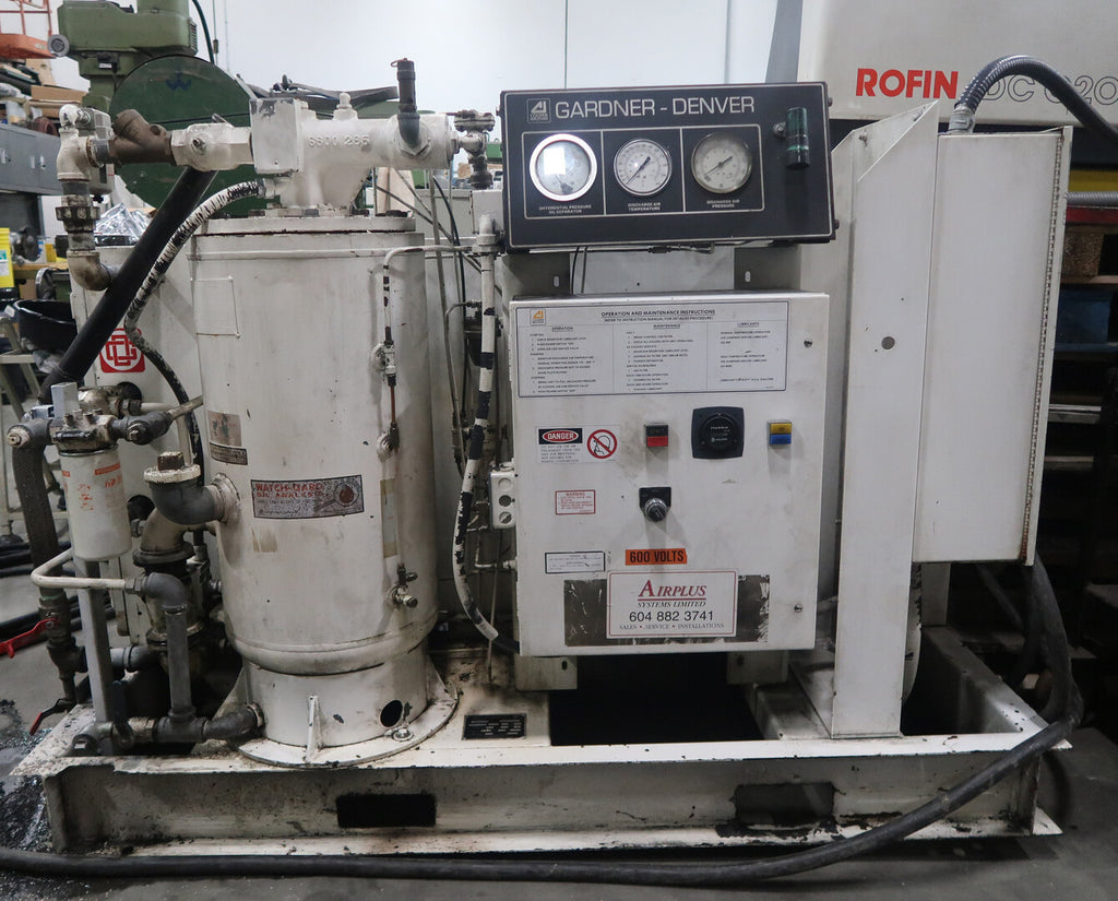 GARDNER-DENVER 50 hp, 105 PSI Rotary Screw Compressor