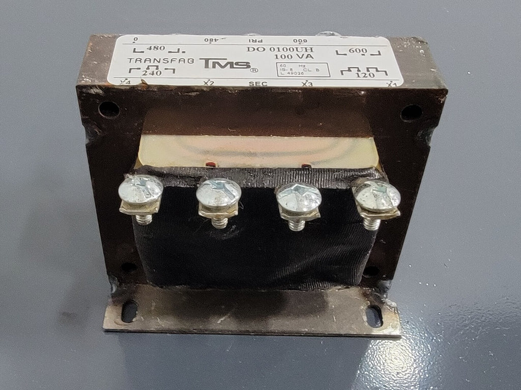 TMS 0.1  kVA Transformer, 600 pri. volts, 120/240 sec. volts DO 0100 UH 