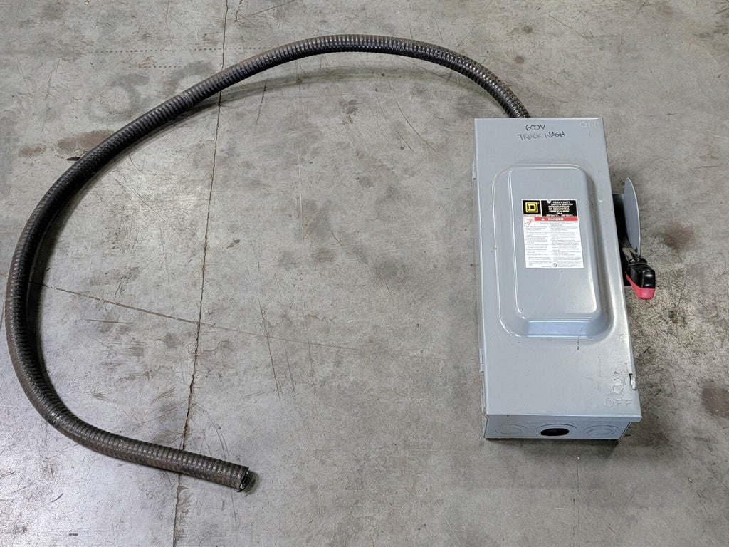 SQUARE D 100 Amp Non-Fusible Disconnect Switch CH363