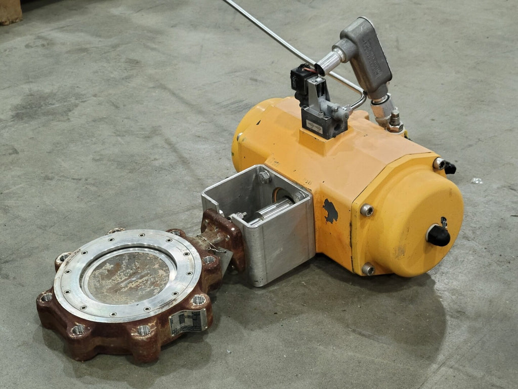 CRANE Actuator w/ 5", Class 150, Butterfly Valve, B16.34