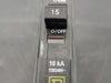 SQUARE D 15 Amp 1 Pole Circuit Breaker QO115 